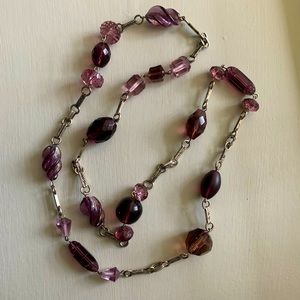 Vintage Art Deco Crystal Necklace